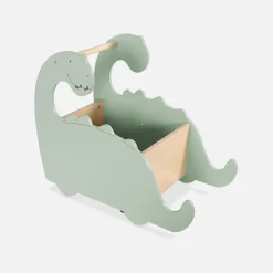 Caixa de brinquedos com rodas para crianças dinossauros