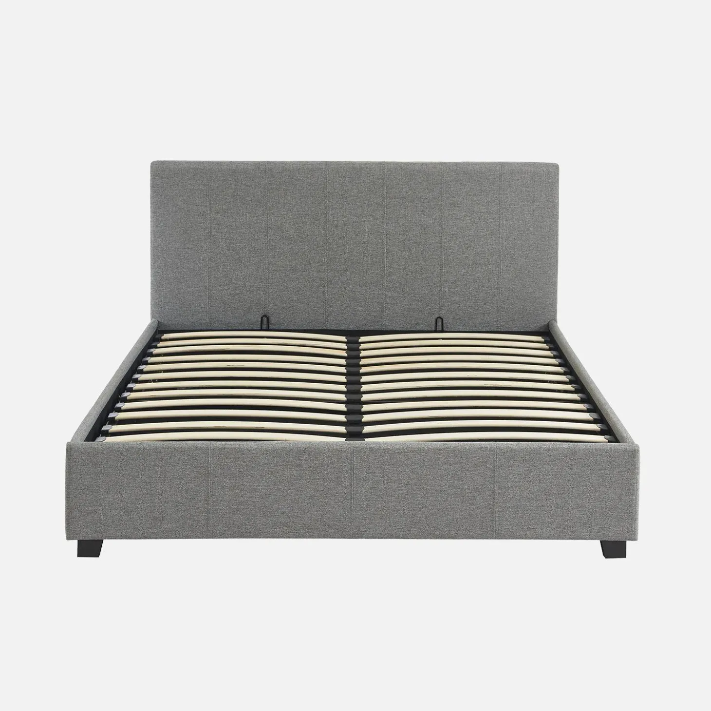 Cama com base de ripas e cabeceira, 140x190cm