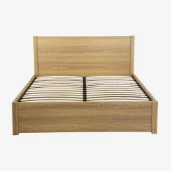 Cama com estrado de ripas e cabeceira 160x200cm + 4 gavetas