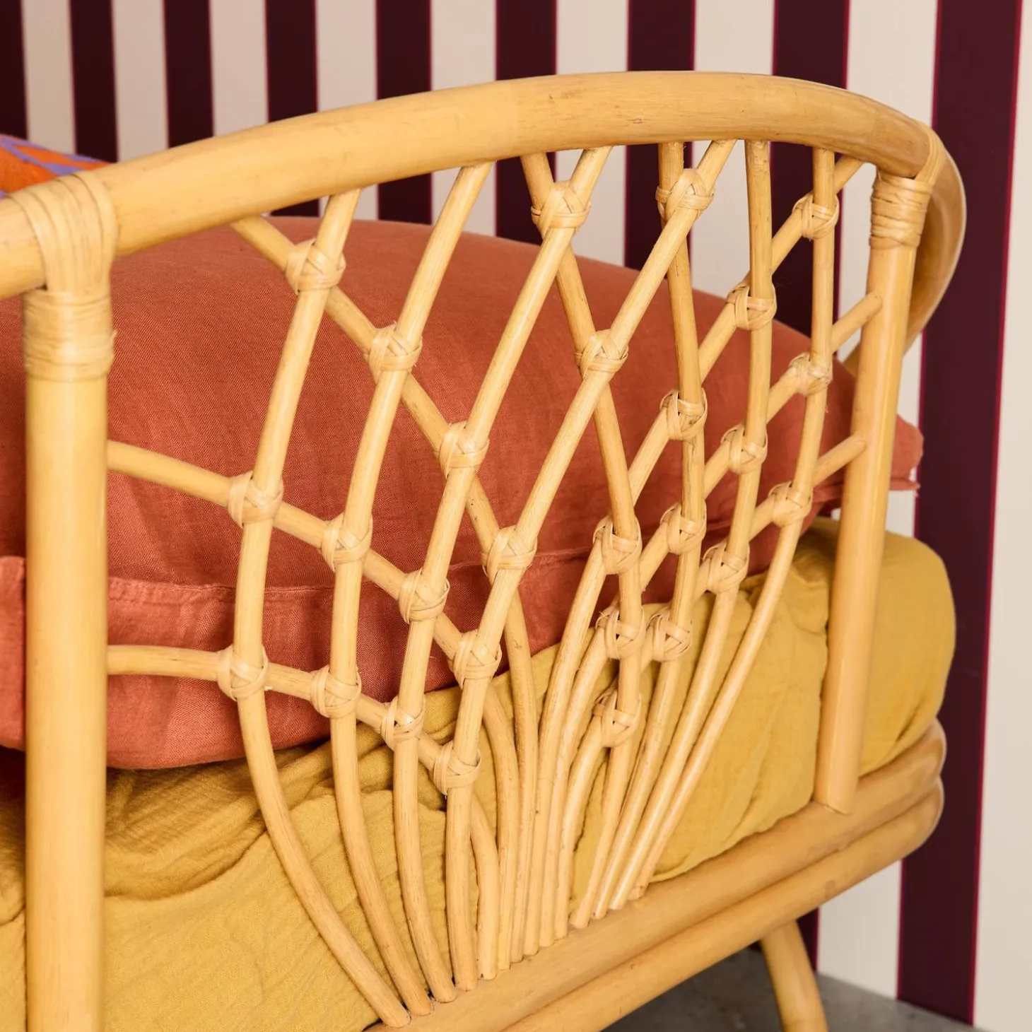 Cama infantil exótica rattan, 190cm