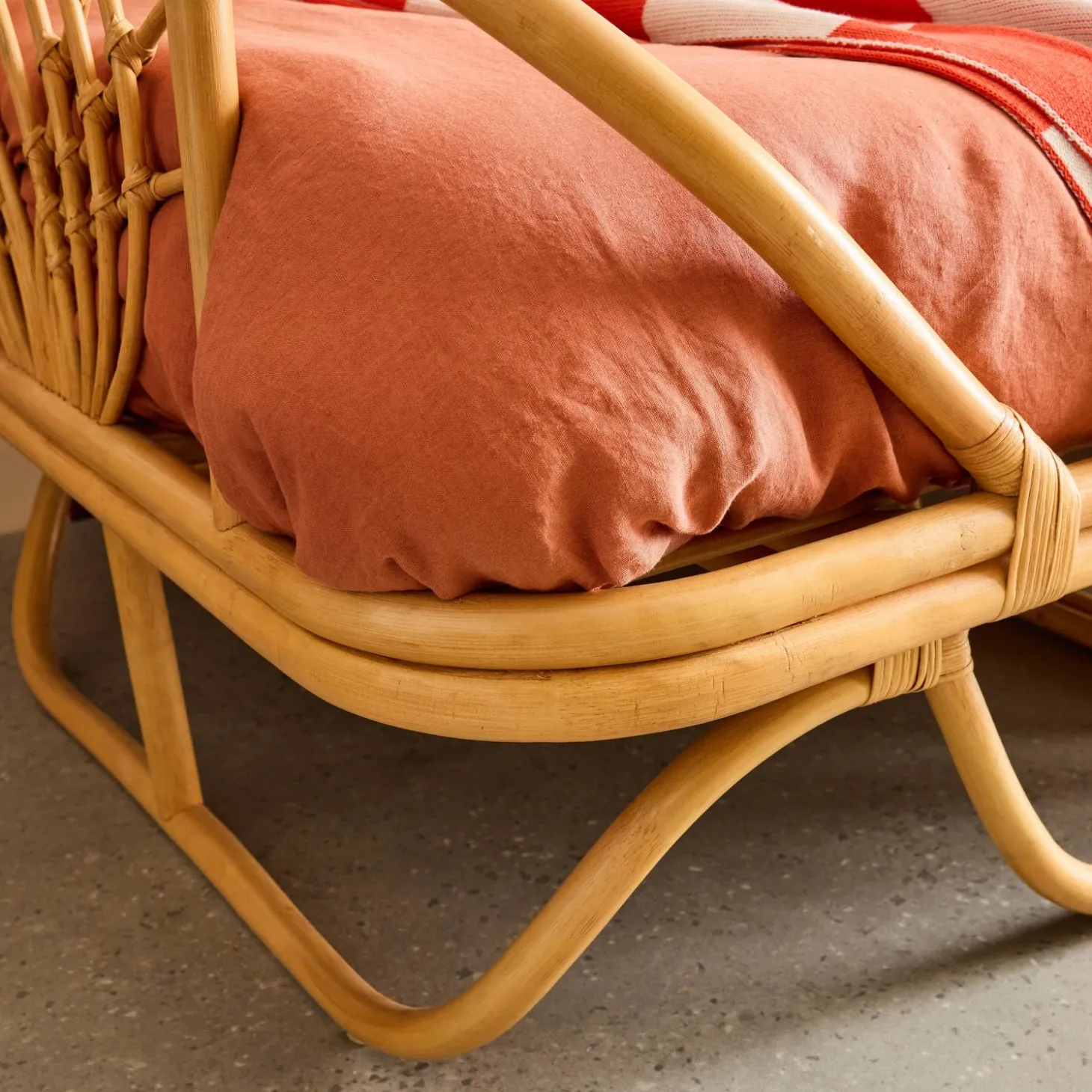 Cama infantil exótica rattan, 190cm