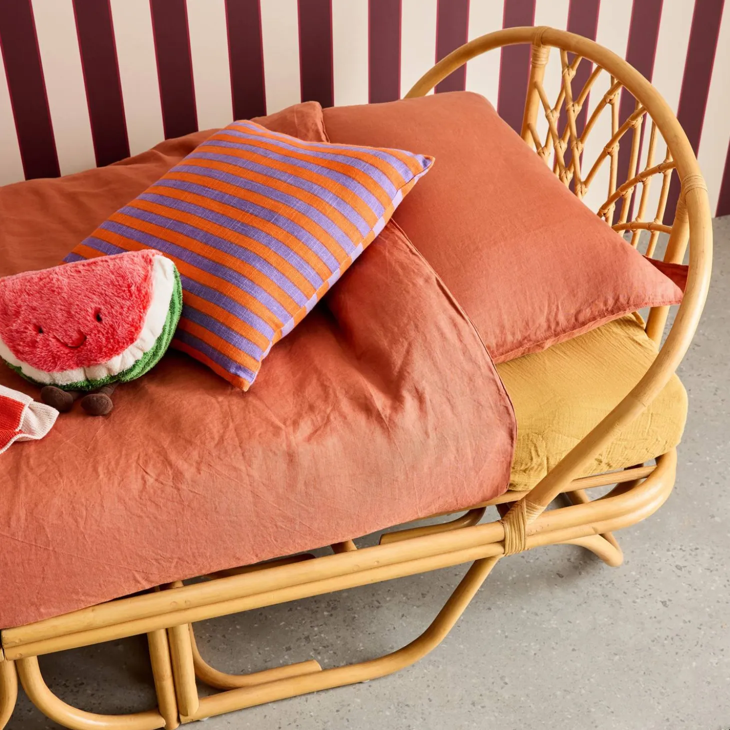 Cama infantil exótica rattan, 190cm