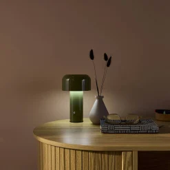 Candeeiro de mesa LED em metal, 13cm