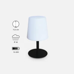 Candeeiro de mesa LED para interior/exterior, set de 2