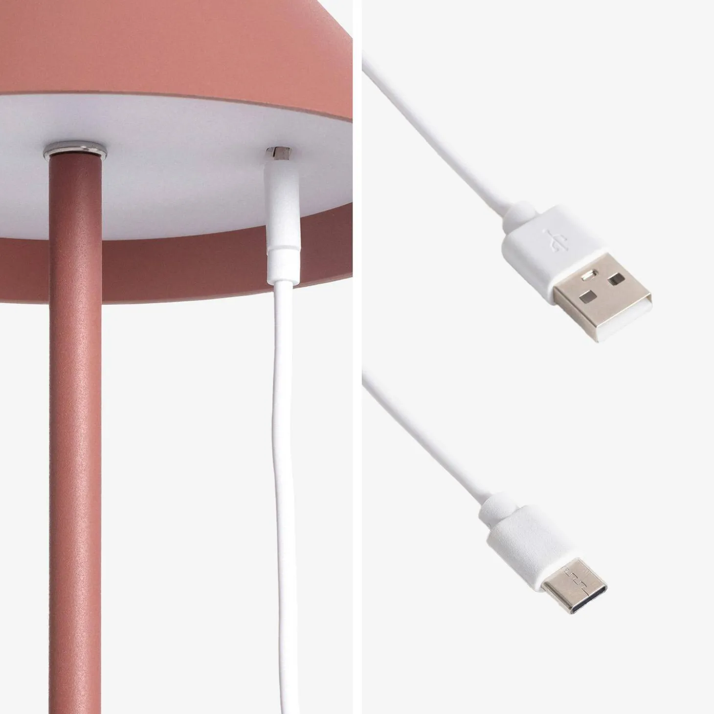 Candeeiro de mesa LED recarregável sem fios