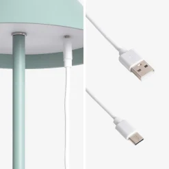 Candeeiro de mesa LED recarregável sem fios
