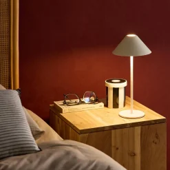 Candeeiro de mesa LED recarregável sem fios