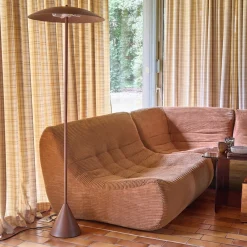 Candeeiro de pé em metal para interior, Ø50cm