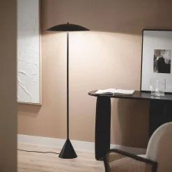 Candeeiro de pé em metal para interior, Ø50cm