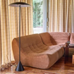 Candeeiro de pé em metal para interior, Ø50cm