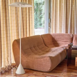 Candeeiro de pé em metal para interior, Ø50cm