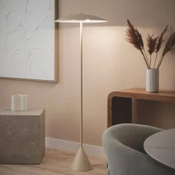 Candeeiro de pé em metal para interior, Ø50cm