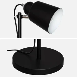 Candeeiro de pé interior em metal, 145cm