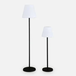 Candeeiro de pé LED solar para exterior