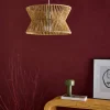 Candeeiro suspenso de imitação de rattan, 35cm