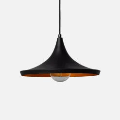 Candeeiro suspenso em metal, 35cm