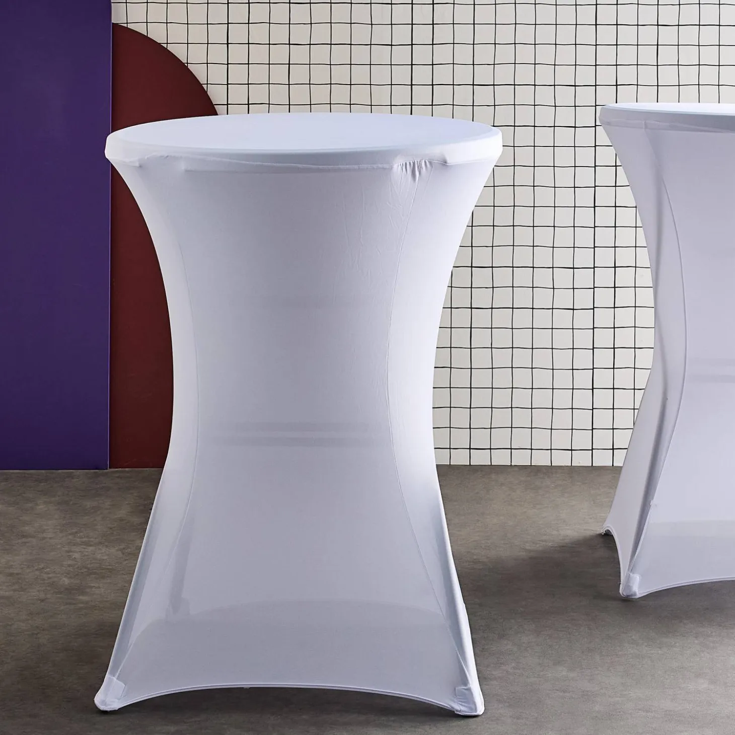 Capa de proteção para mesa dobrável para eventos alta, set de 2