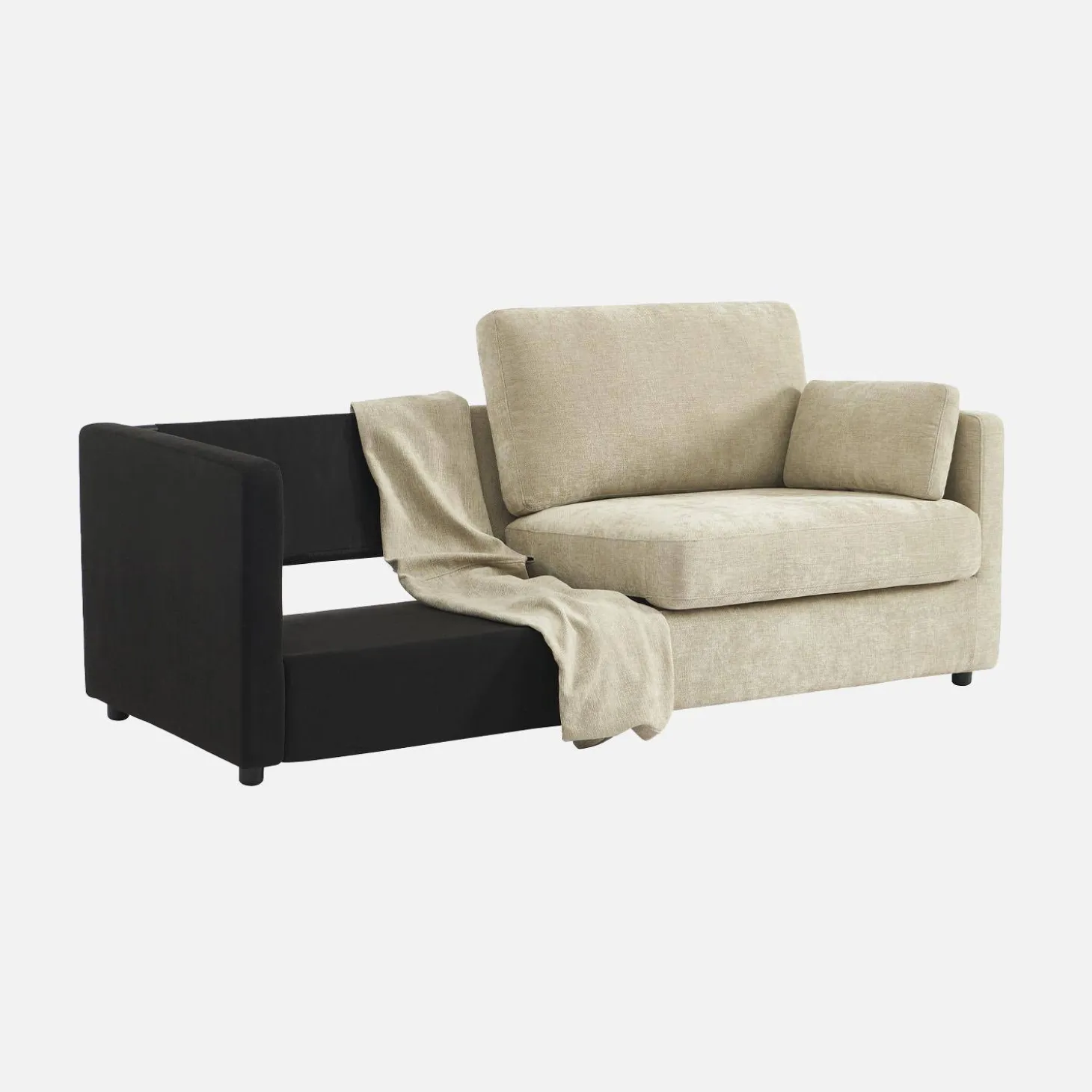 Capa de tecido para sofá-cama conversível 3 lugares Neo