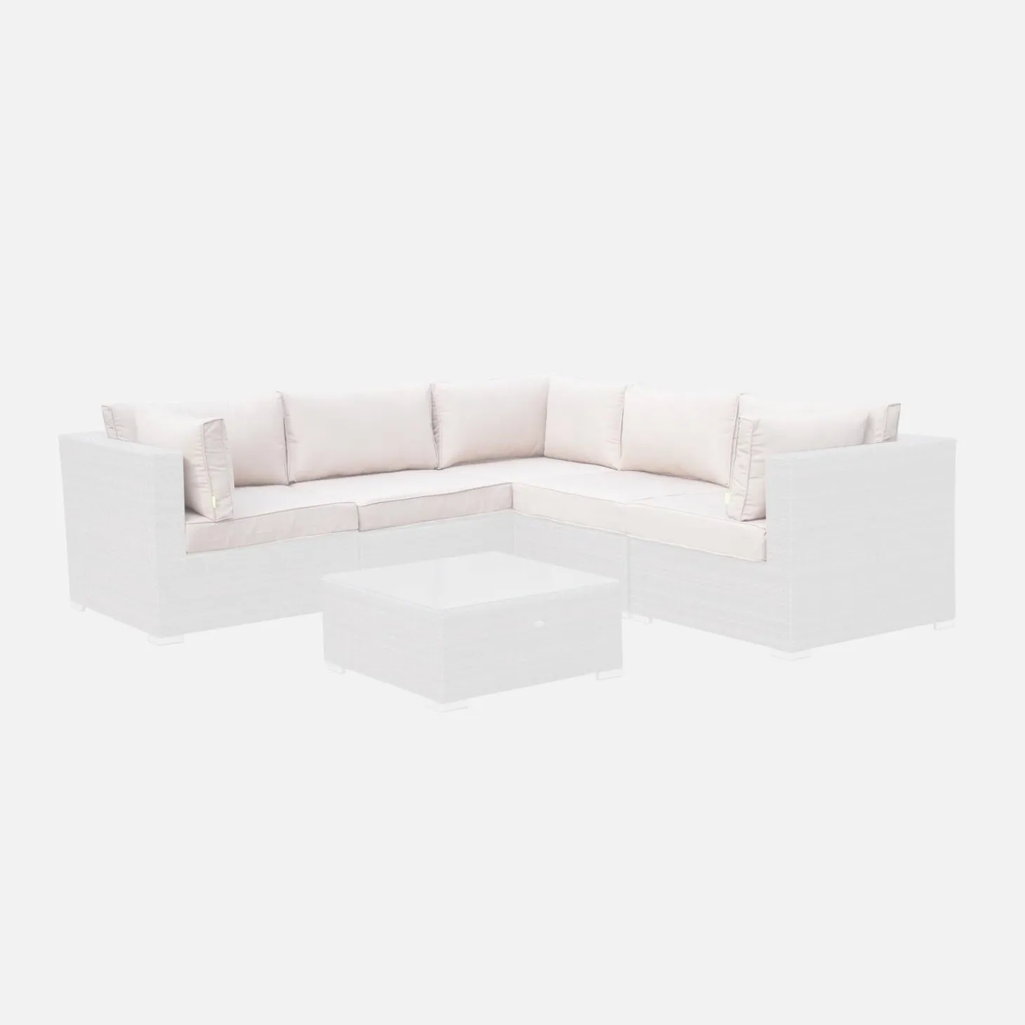 Capas de almofada para mobiliário de jardim