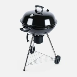 Churrasqueira a carvão com grelha e função de fumeiro, Ø57cm
