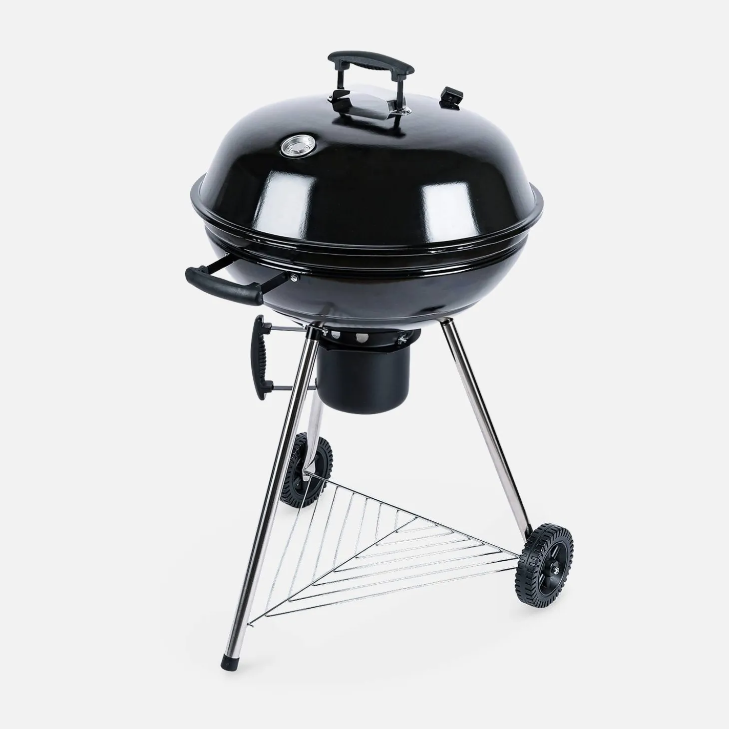Churrasqueira a carvão com grelha e função de fumeiro, Ø57cm