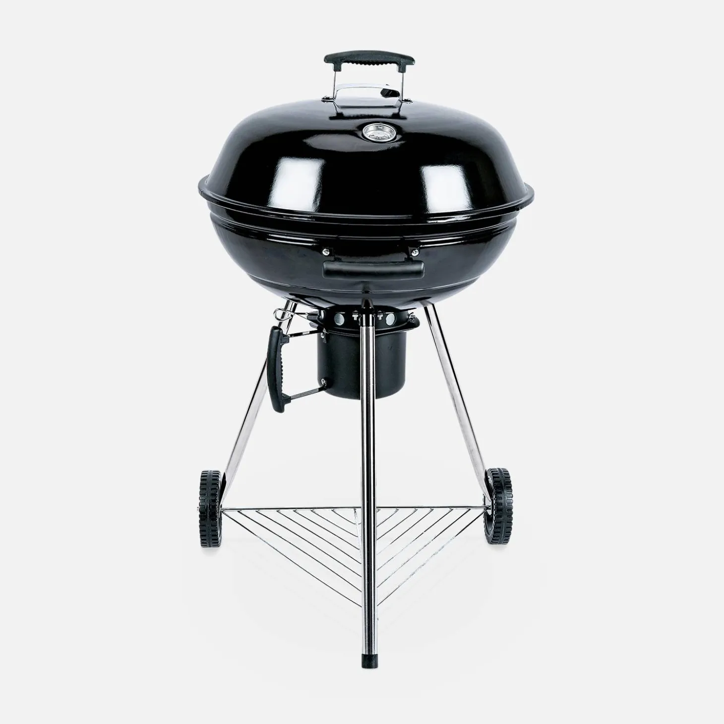 Churrasqueira a carvão com grelha e função de fumeiro, Ø57cm