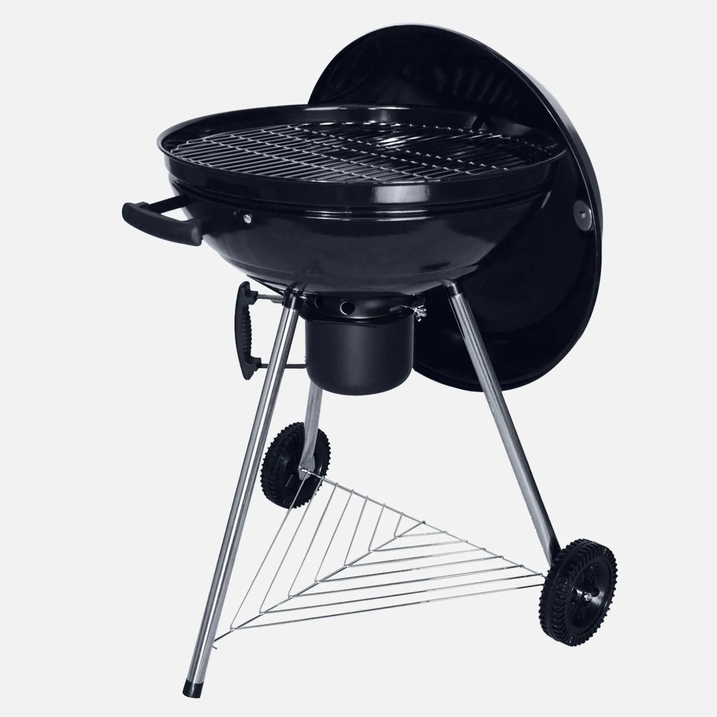 Churrasqueira de carvão vegetal com estojo de utensílios