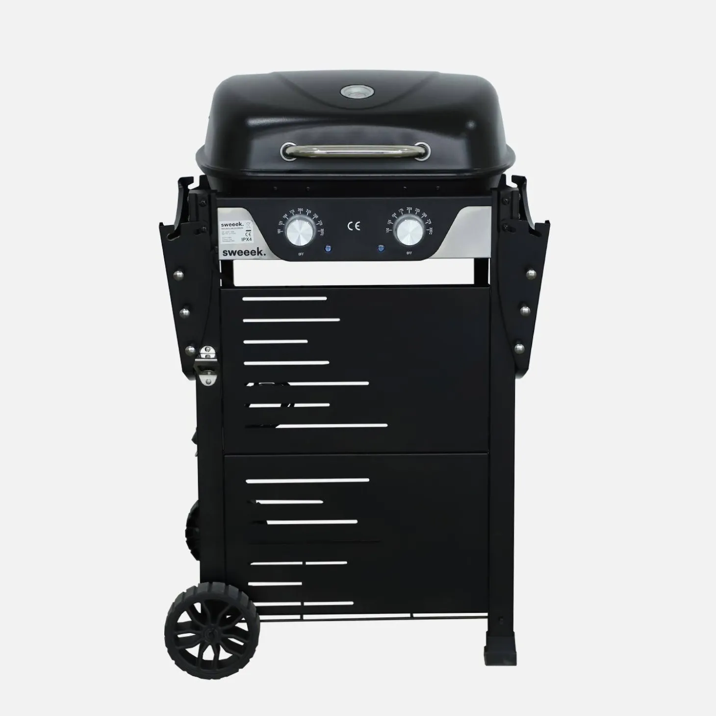 Churrasqueira elétrica 2 queimadores, aço esmaltado de 2300W