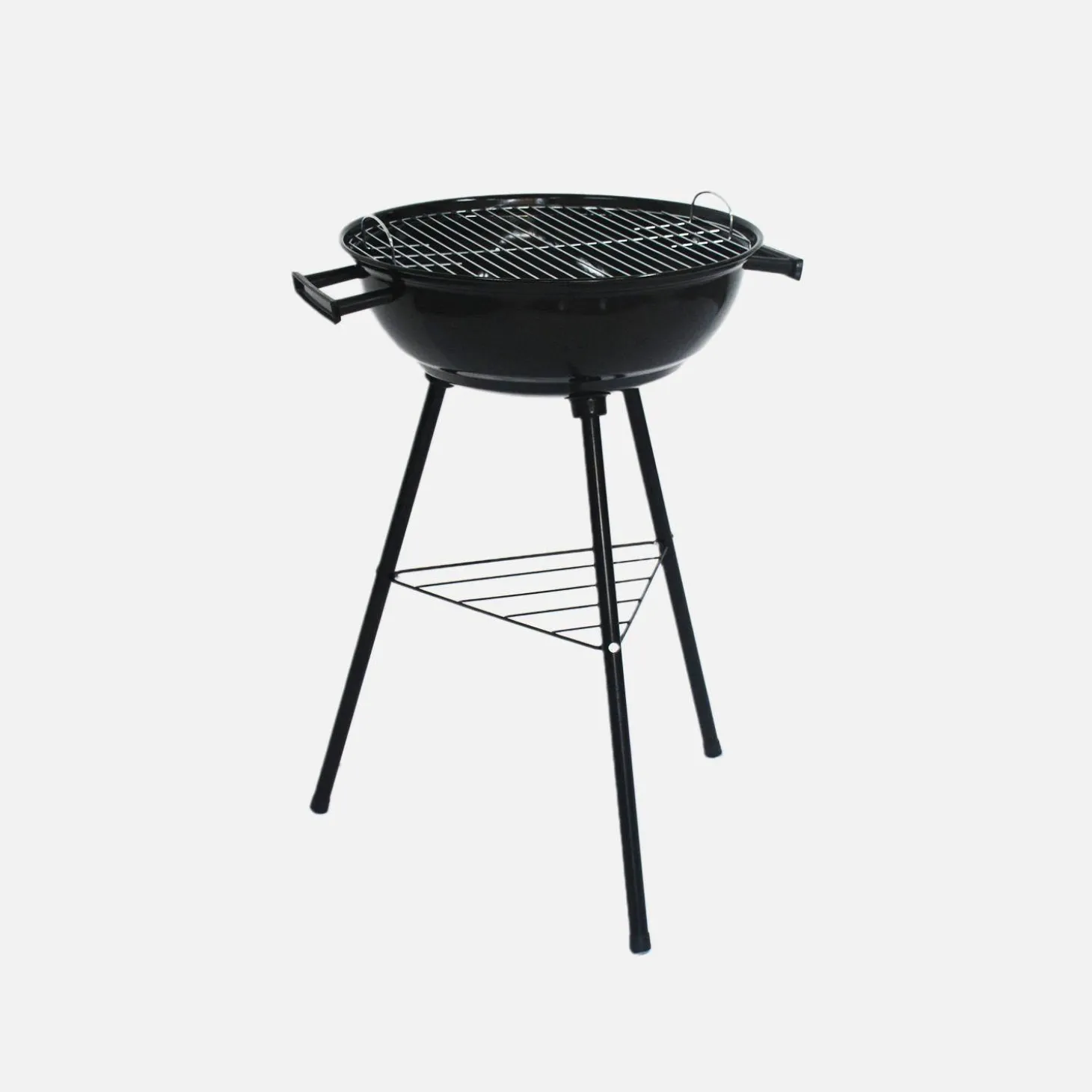 Churrasqueira redonda portátil a carvão, Ø39cm