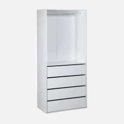 Closet modular com 4 módulos