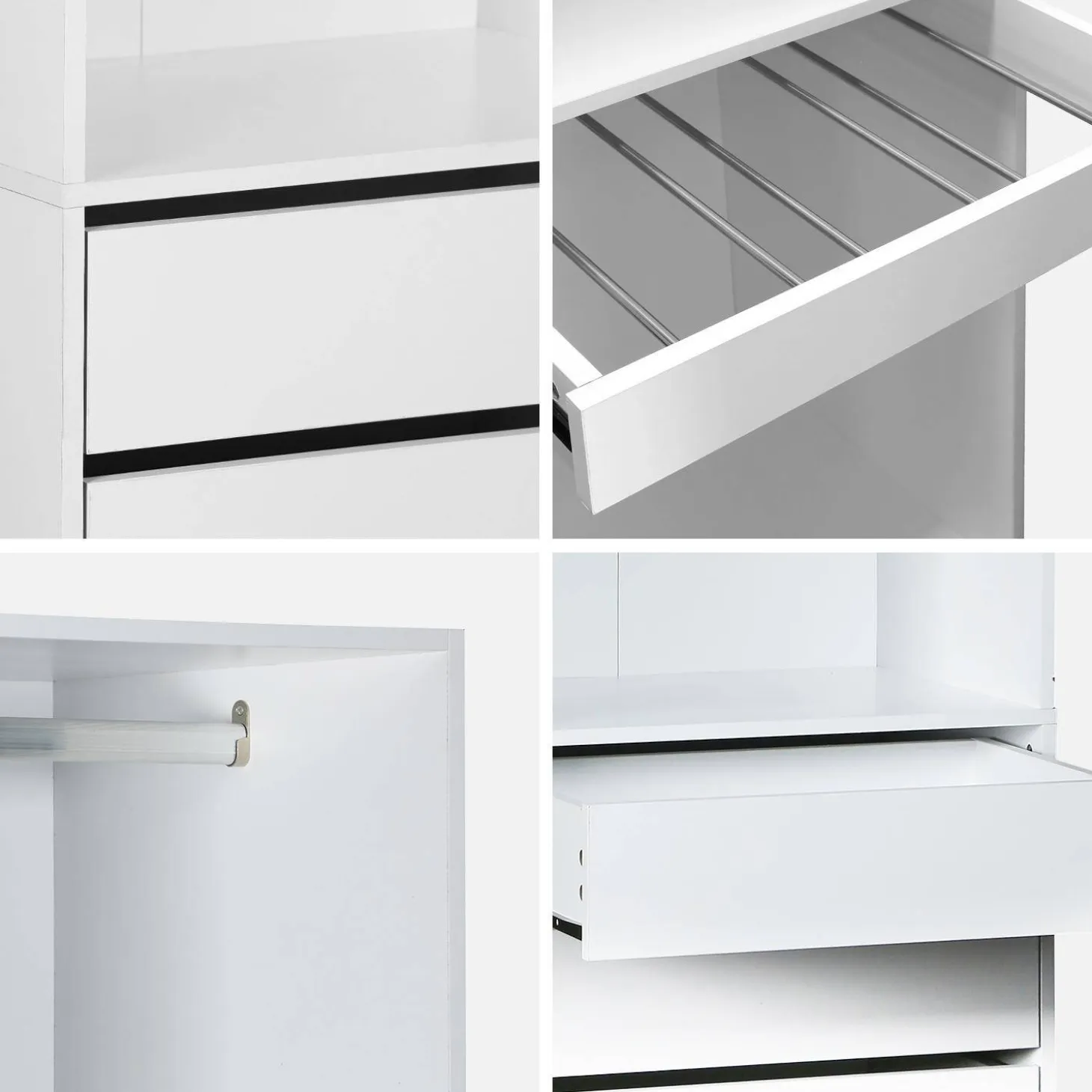Closet modular com 4 módulos