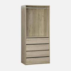 Closet modular com 4 módulos