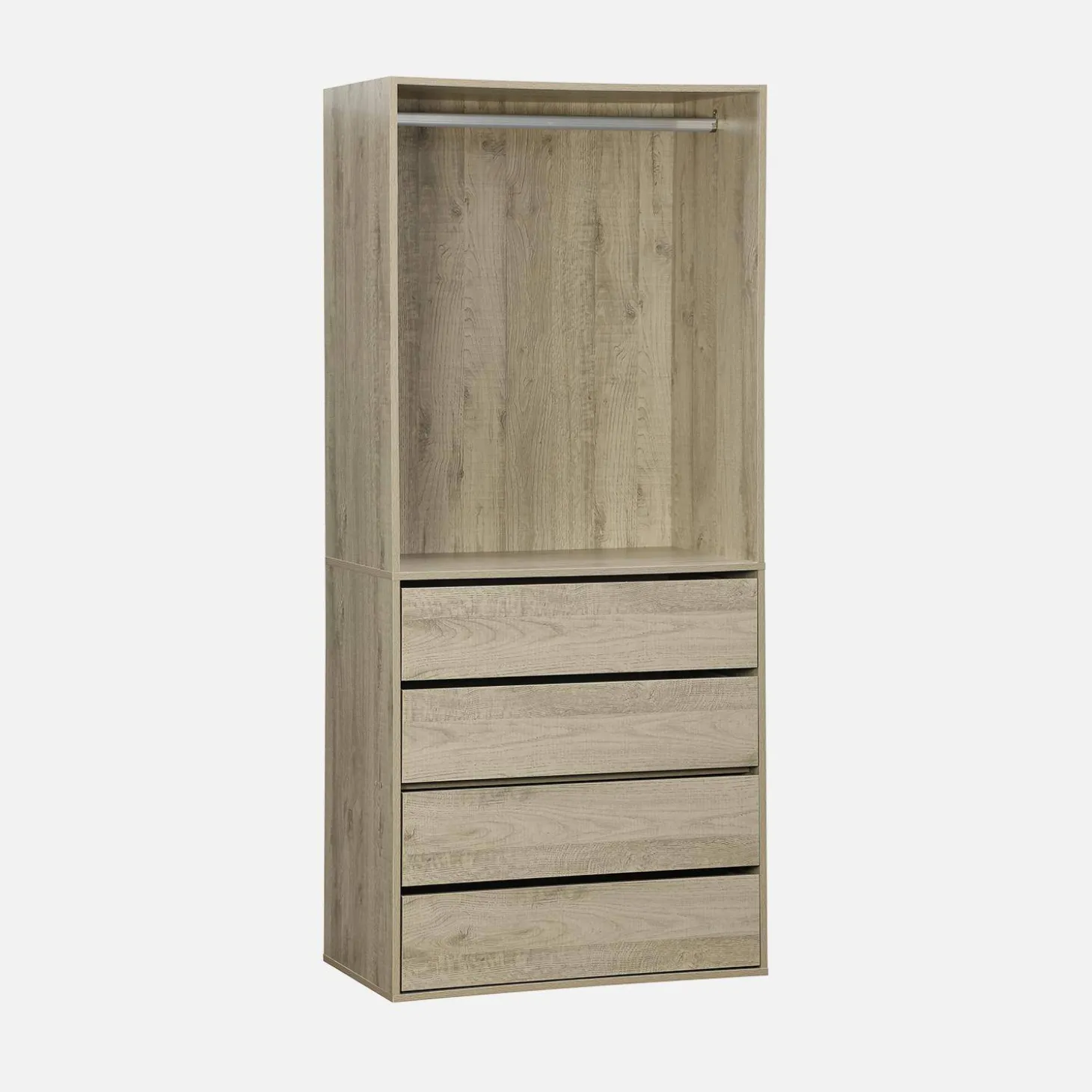 Closet modular com 4 módulos