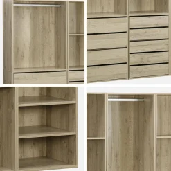 Closet modular com 4 módulos