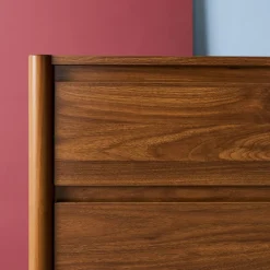 Cômoda decoração madeira de 6 gavetas