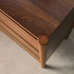Cômoda decoração madeira de 6 gavetas