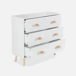 Cómoda de criança, 3 gavetas