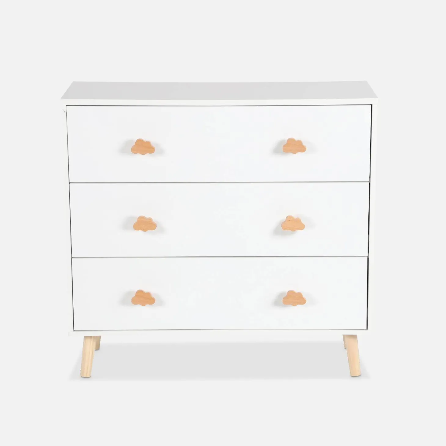 Cómoda de criança, 3 gavetas