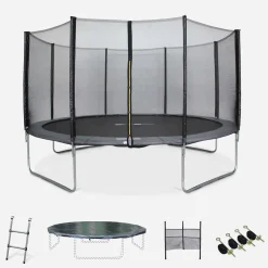 430cm trampolim com pacote de acessórios