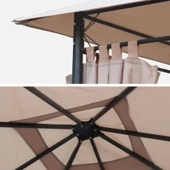 Cobertura de pérgola Elusa 3x3m