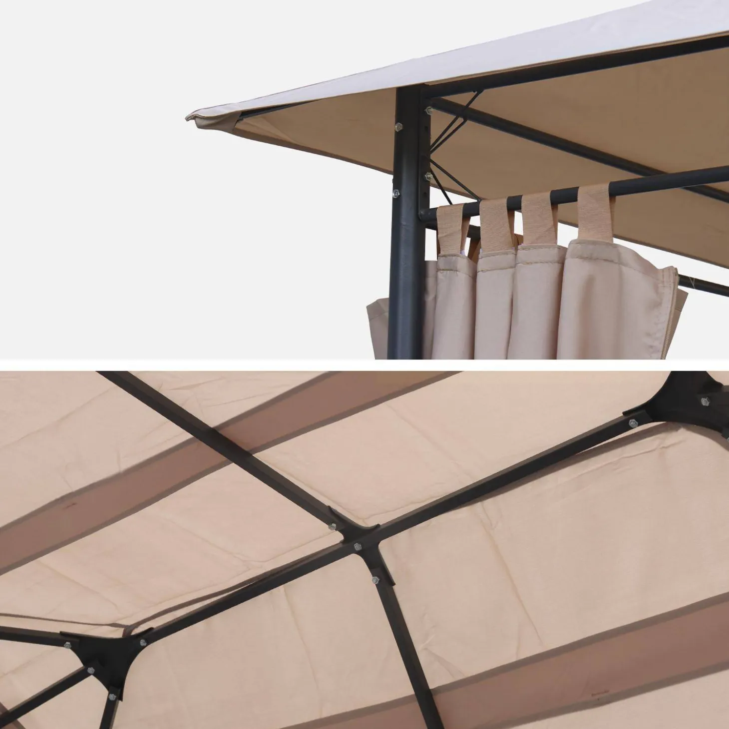 Cobertura de pérgola 3x3m