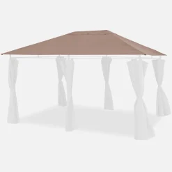 Cobertura de pérgola 3x3m