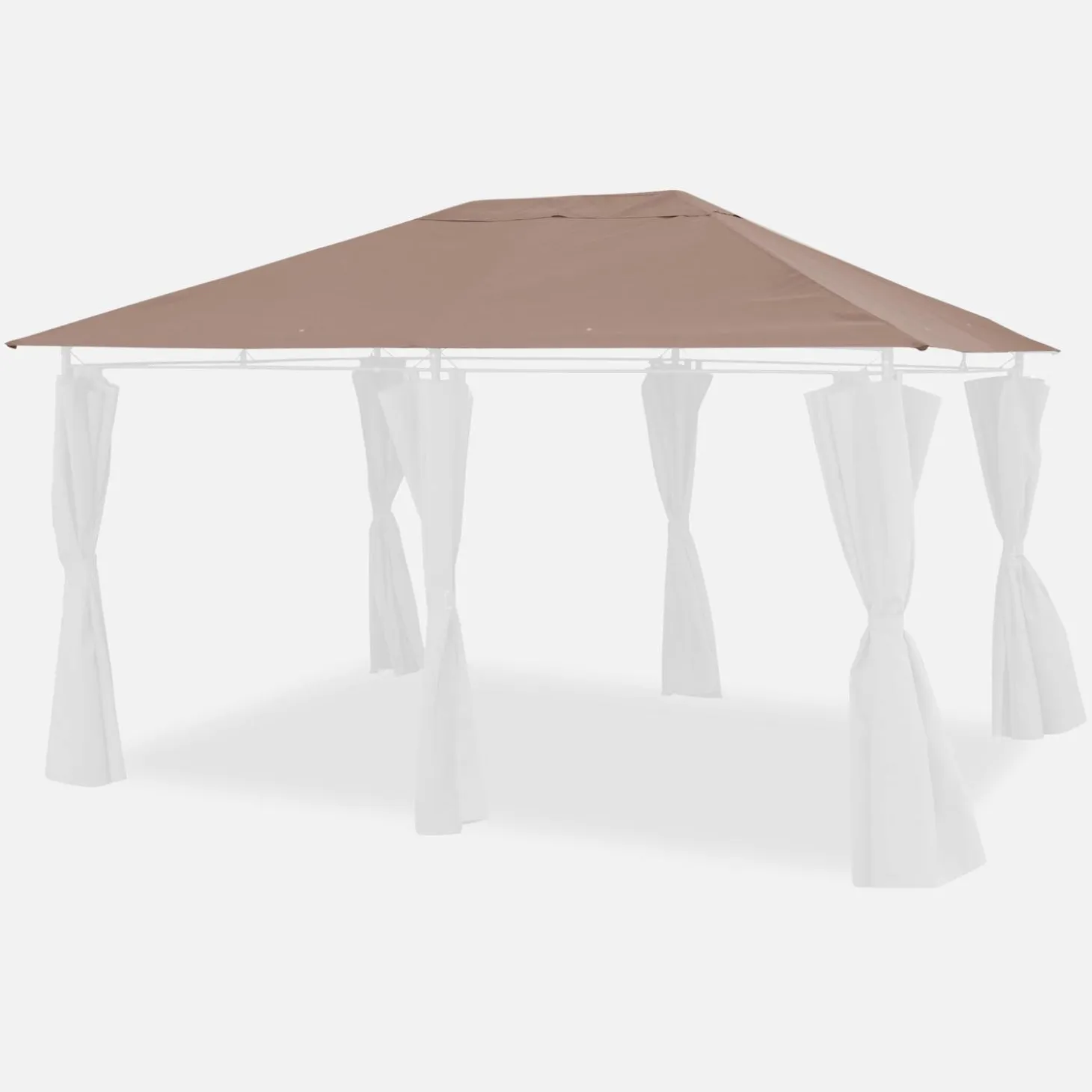 Cobertura de pérgola 3x3m