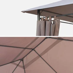 Cobertura de pérgola 3x3m