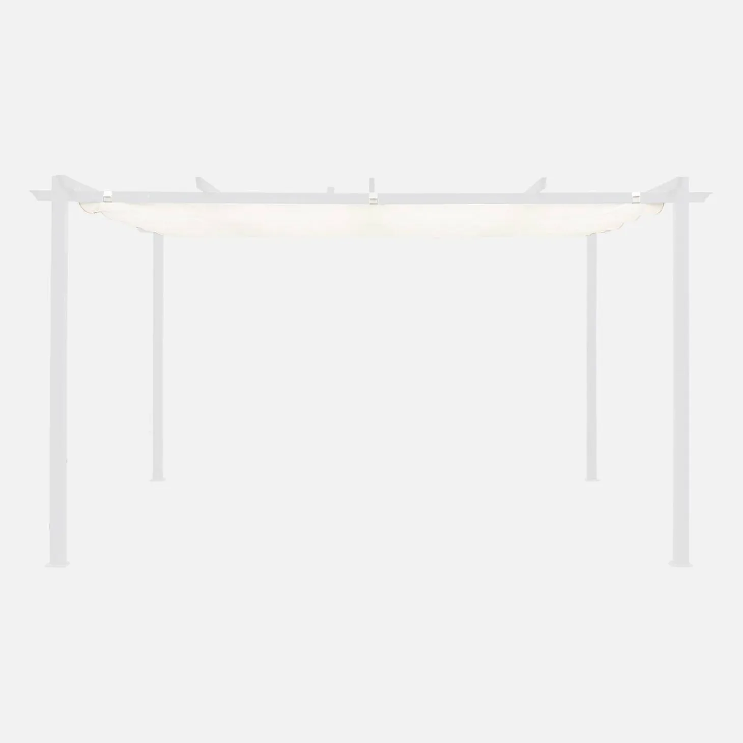 Cobertura de substituição para a pérgola Isla 3x4m