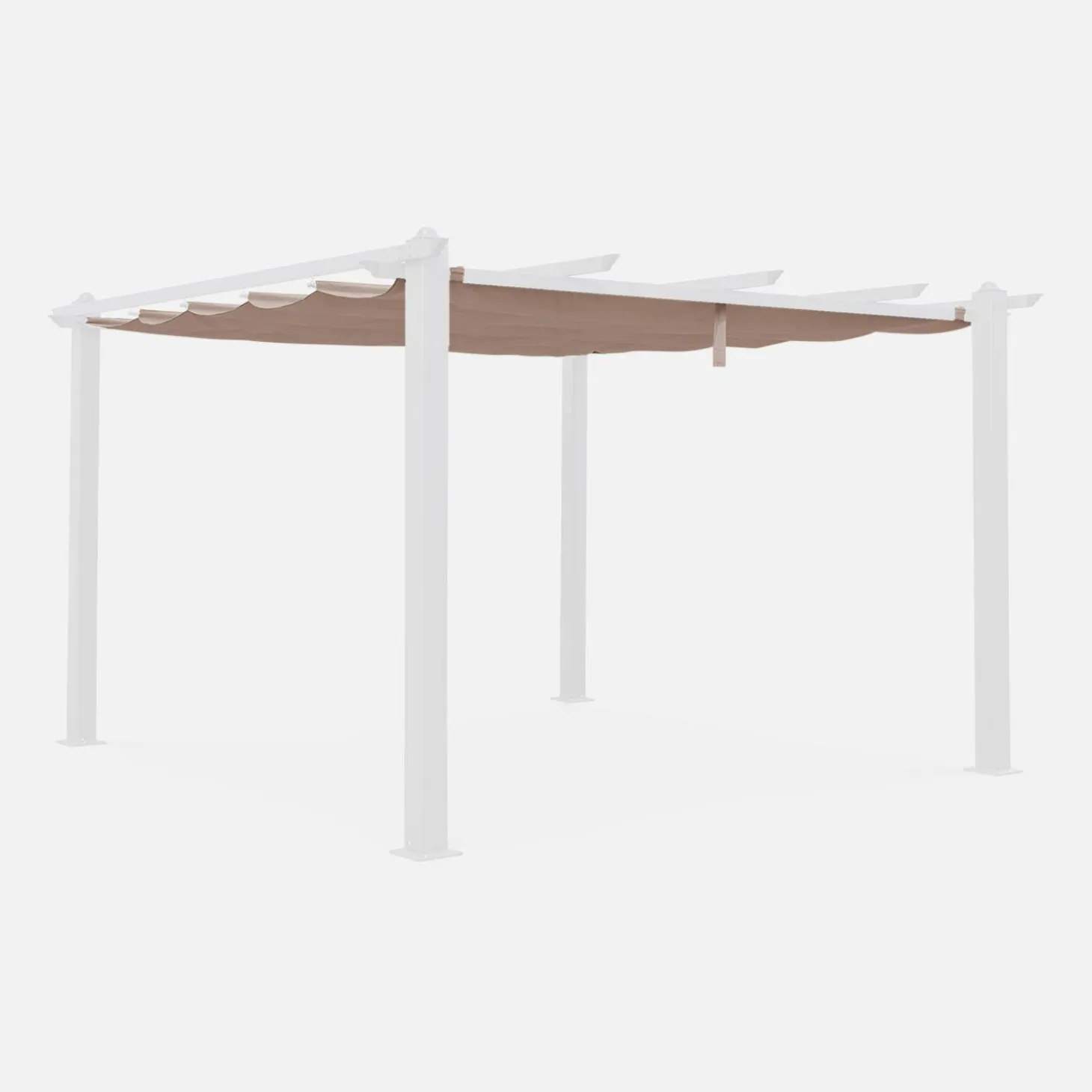 Cobertura de substituição para pérgola 3x4m