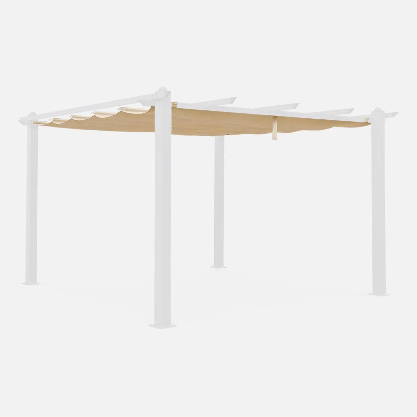 Cobertura de substituição para pérgola 3x4m