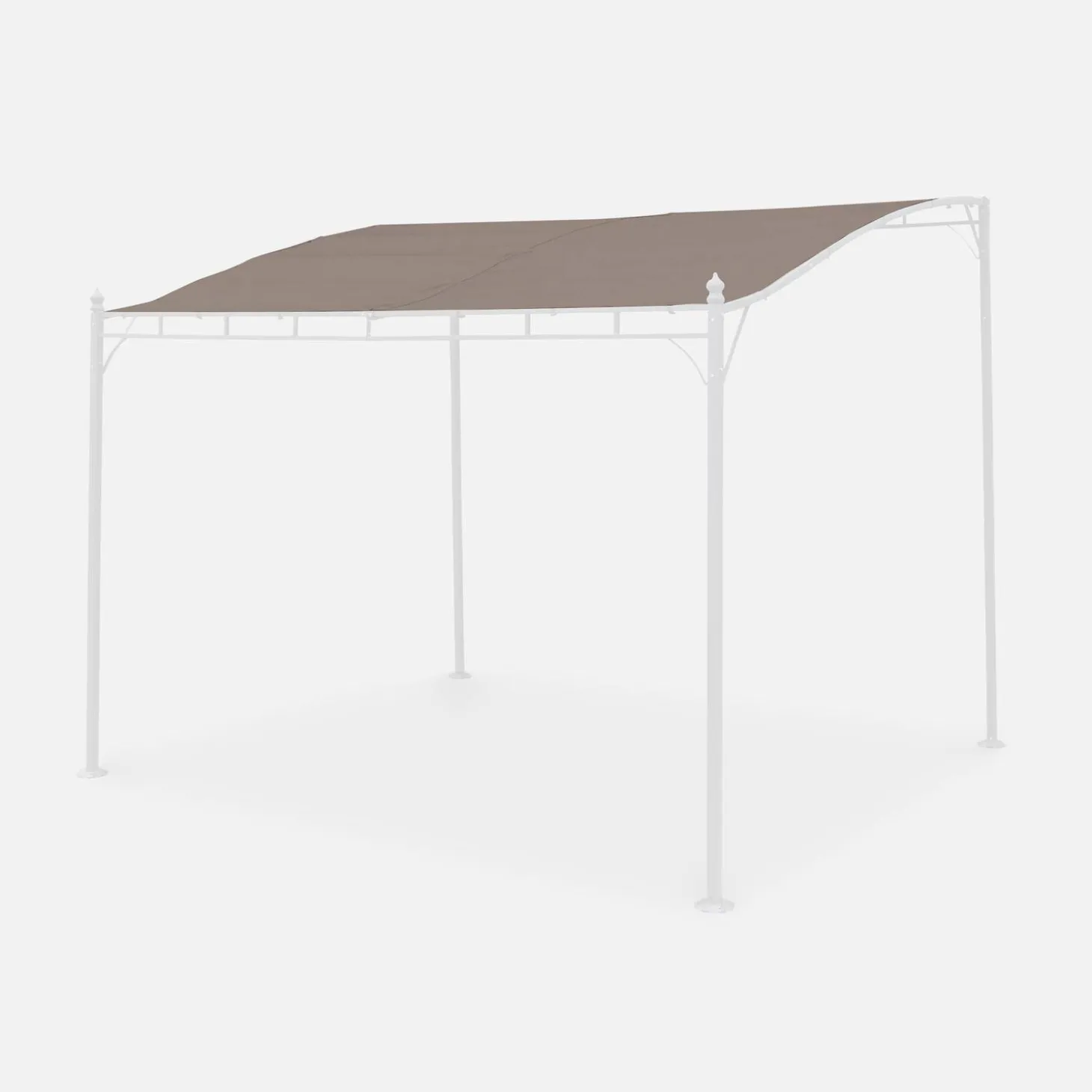 Cobertura de telhado para pérgola, Brestum 3x2.5m