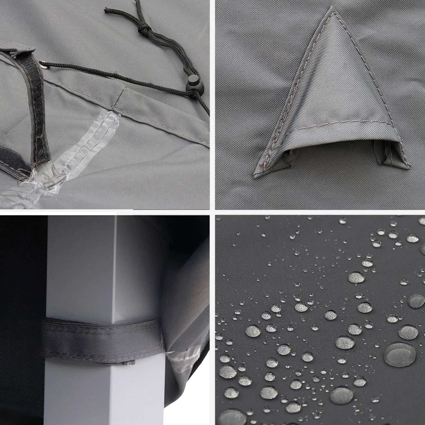 Cobertura protetora para 8 cadeiras de jardim, 90x96cm