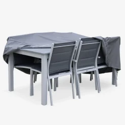 Cobertura protetora para mesa de jardim